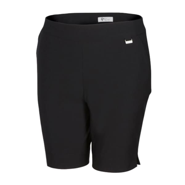 Greg Norman 4 Way Stretch Pull On Ladies Black Shorts