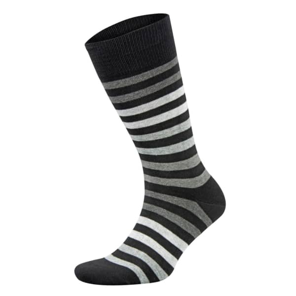 Falke Colour Striped Men&#039;s Black Socks