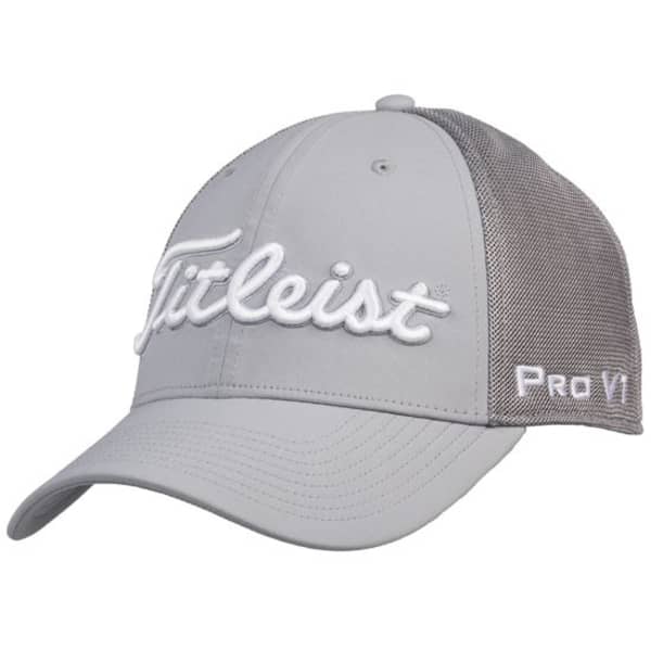  Titleist Tour Sports Mesh Men&#039;s Grey/White Cap 