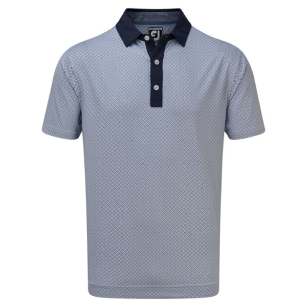 FootJoy Lisle Foulard Men’s Navy Print Shirt