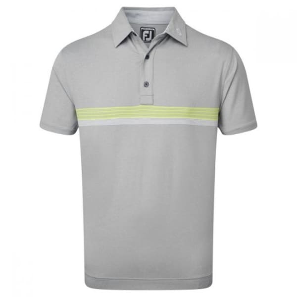 FootJoy Lisle Engineered Chest Band Men’s Grey Shirt