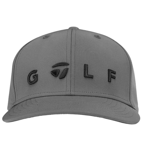 TaylorMade Lifestyle Adjustable Mens Golf Logo Charcoal Cap