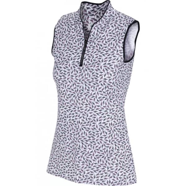 Greg Norman Flora Sleveless Ladies Shirt