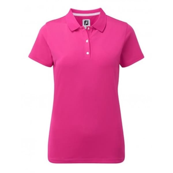 Footjoy 22 Pique Trim Ladies Berry Shirt