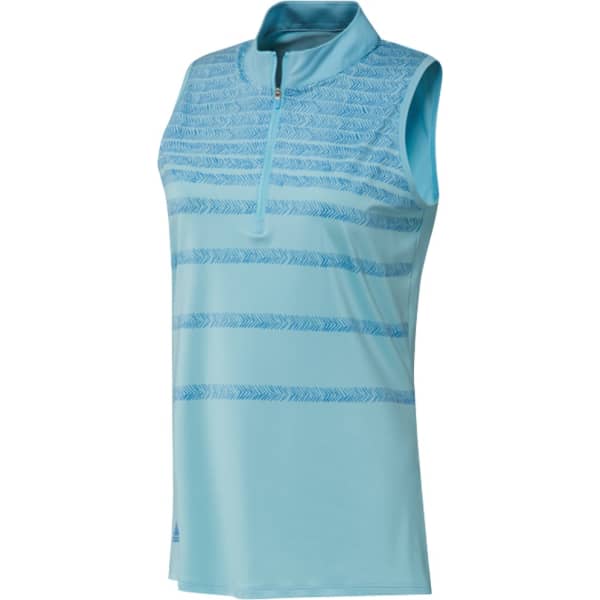 adidas Ultimate365 Solid Sleeveless Ladies Blue Shirt