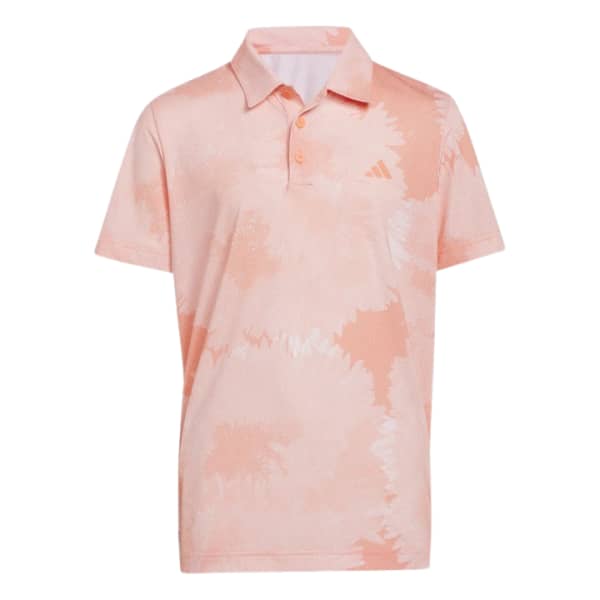 adidas Flower Mesh Polo Boy’s Coral Shirt