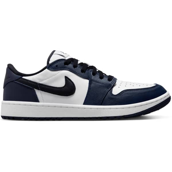 Nike Air Jordan 1 Low Men’s Golf White/ Black and Navy Shoes