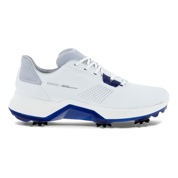 Ecco Golf Biom G5 Men&#039;s White/ Blue Shoes 