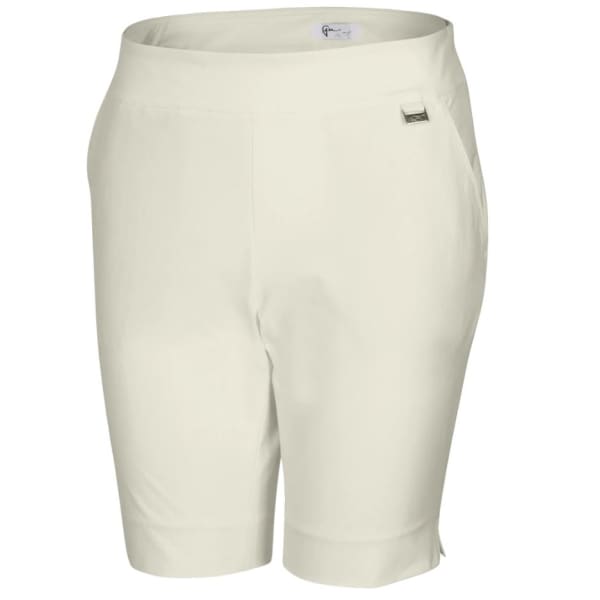 Greg Norman Stretch Pull-On Ladies Sandstone Bermuda