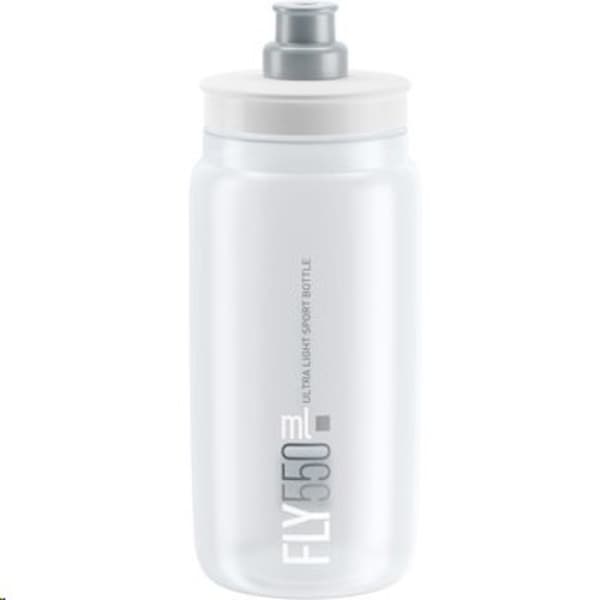 Elite Fly Water Bottle 550ML - Clear/Grey