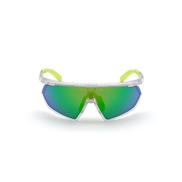 adidas Contrast Green Unisex Frosted Crystal Sunglasses