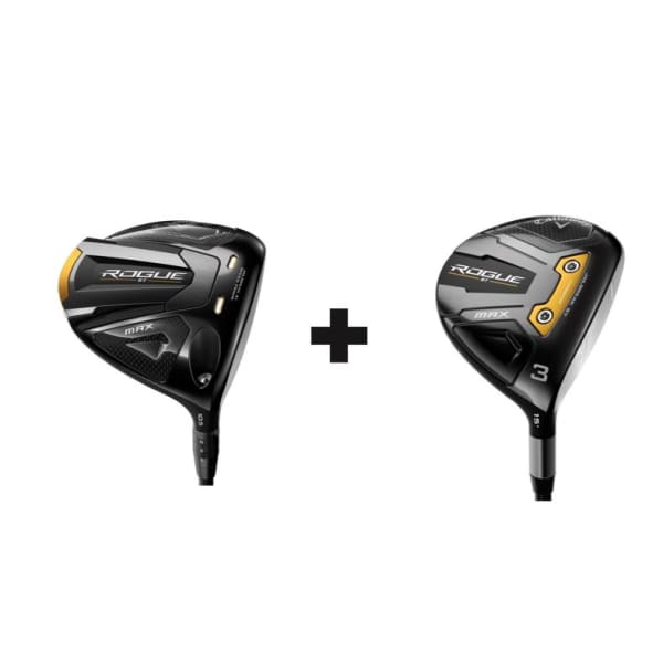 Callaway Rogue ST Driver and Rogue ST Fairway Wood Combo