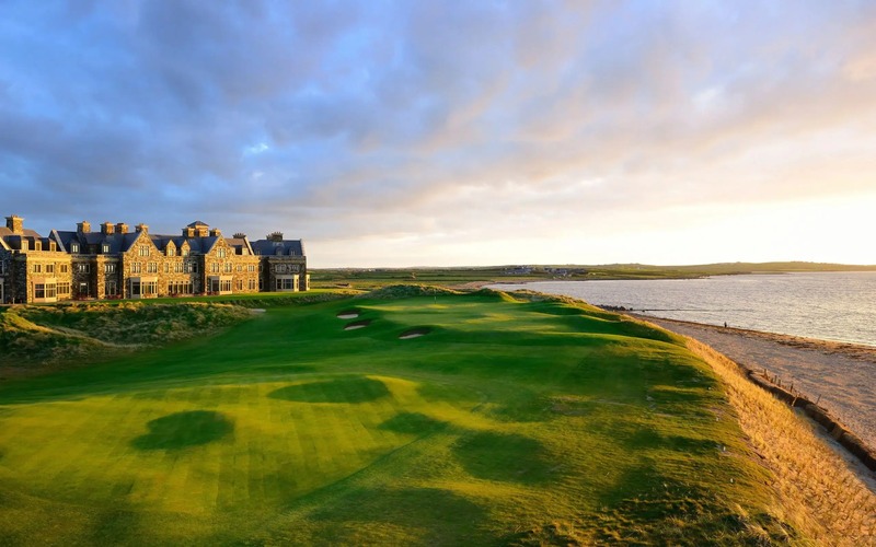 Ireland Father–Son Golf Tournament: 5 Night Stay at the award winning Trump International Golf Links & Hotel, Doonbeg, Ireland + Golf on Lahinch and Trump International Golf links + Breakfasts & more!