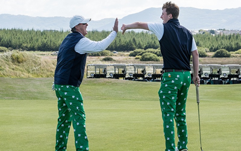 Ireland Father–Son Golf Tournament: 5 Night Stay at the award winning Trump International Golf Links & Hotel, Doonbeg, Ireland + Golf on Lahinch and Trump International Golf links + Breakfasts & more!