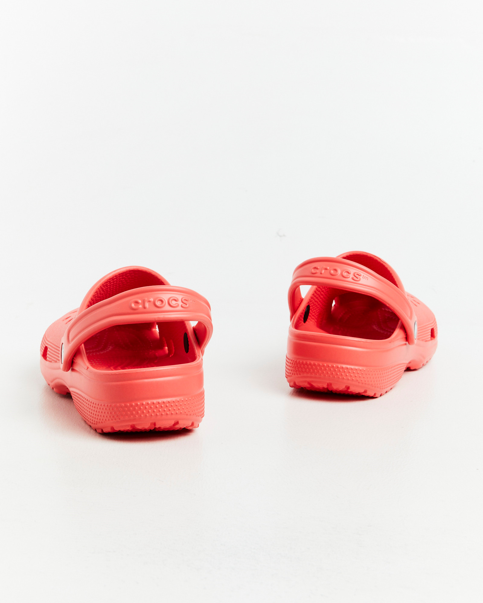 NEW CROCS Classic Clogs Neon Watermelon Red - Picture 6 of 7