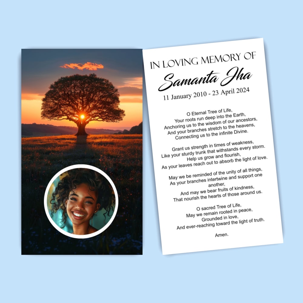 Tree of Life Prayer Card - Image 2