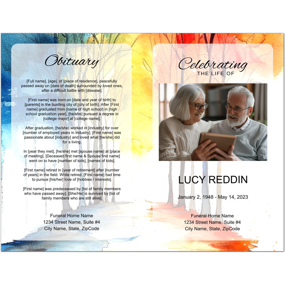 TreeLine Funeral Porgram - Image 4