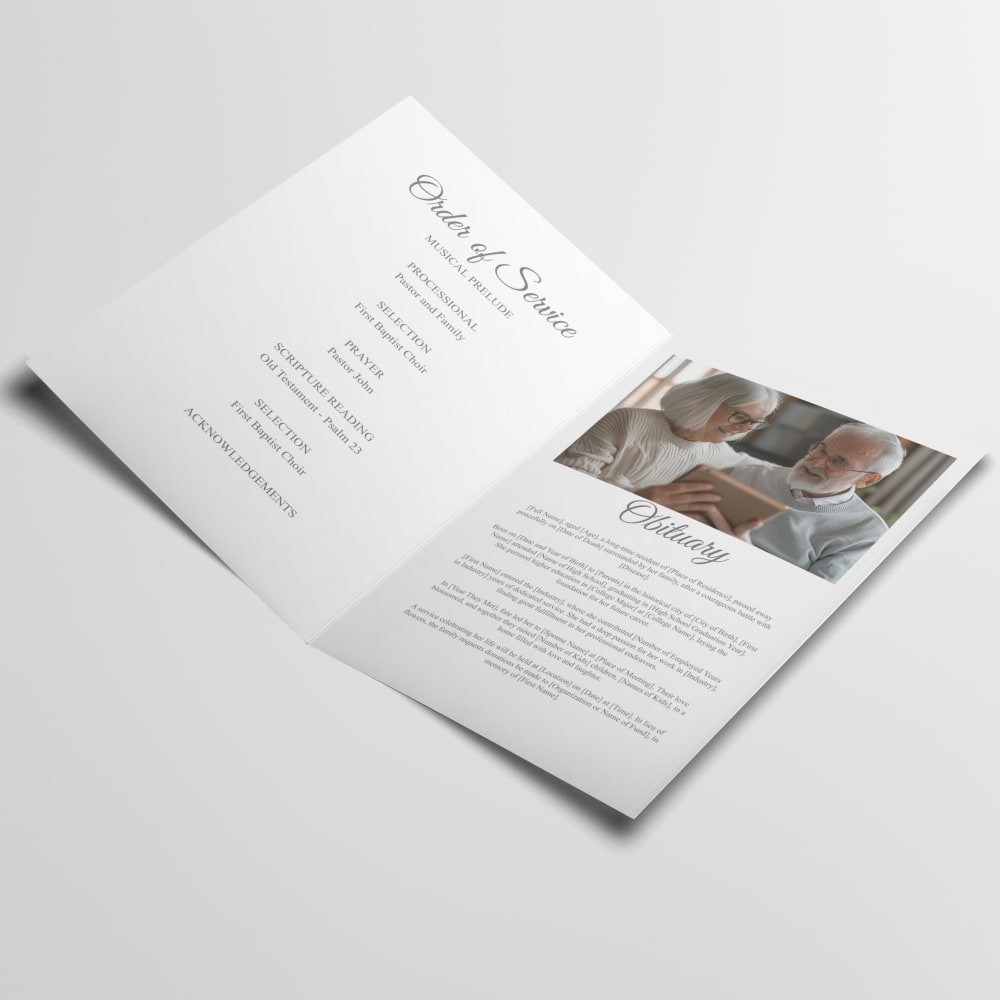 Green Screen Funeral Program - Image 2