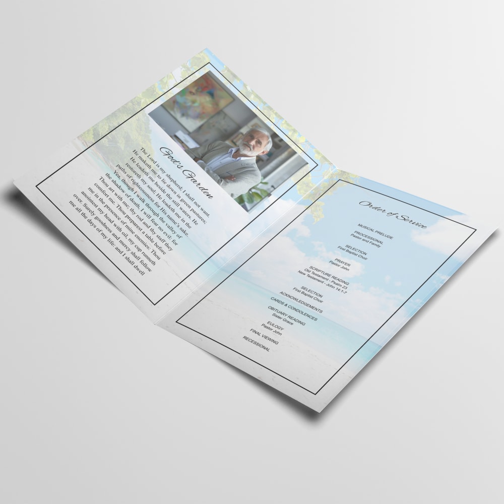 Blue Ocean Funeral Porgram - Image 2