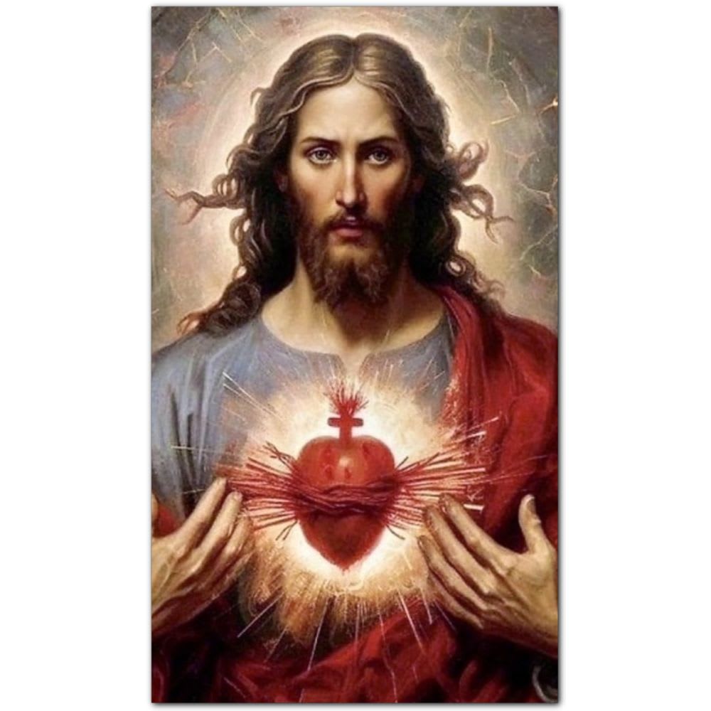 Jeasus Sacred Heart - Prayer Card - Image 3