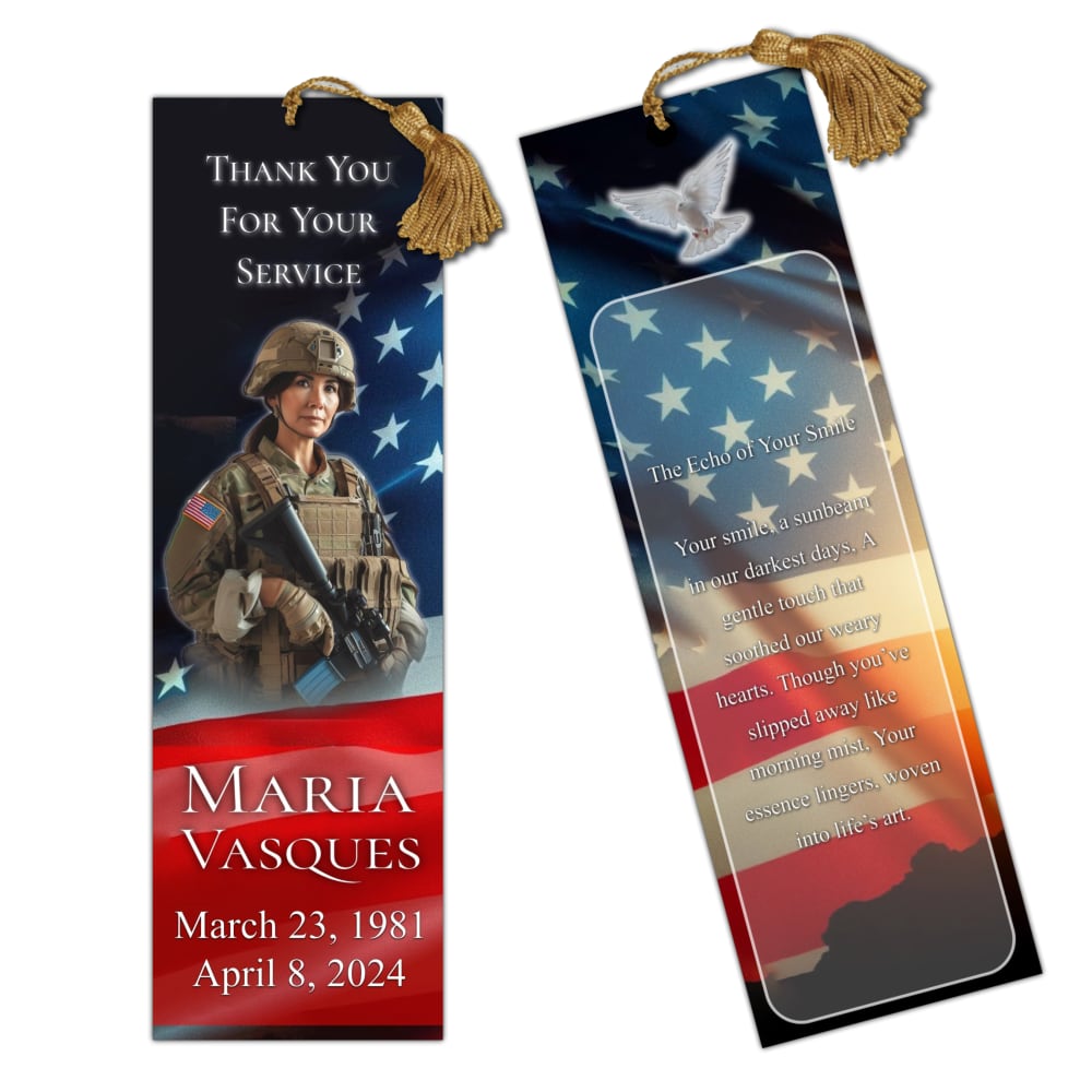 Military Bookmark