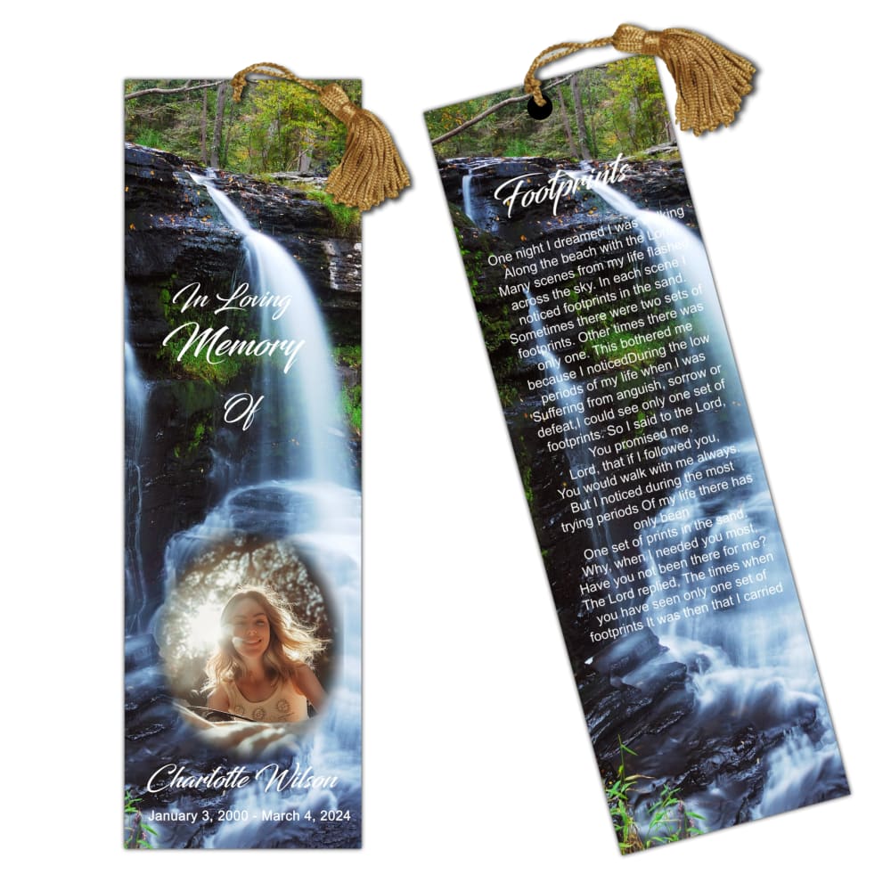 Waterfall Bookmark