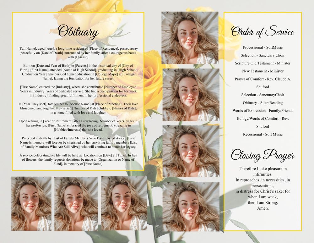 Yellow Flowers Collage Program - Image 5