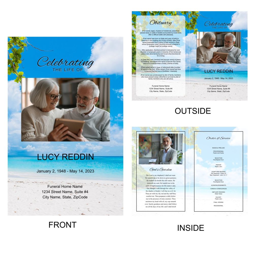 Blue Ocean Funeral Porgram - Image 3