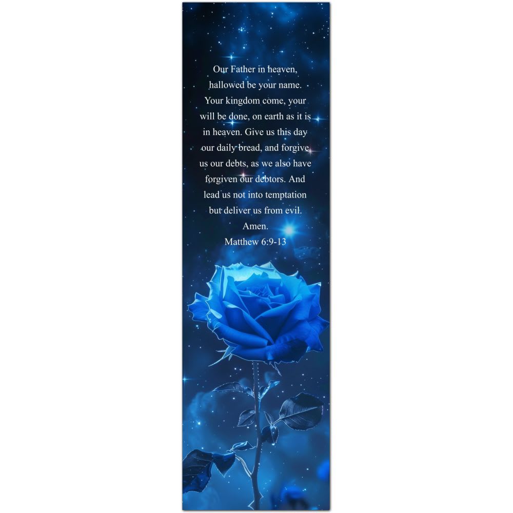Blue Rose Bookmark - Image 4