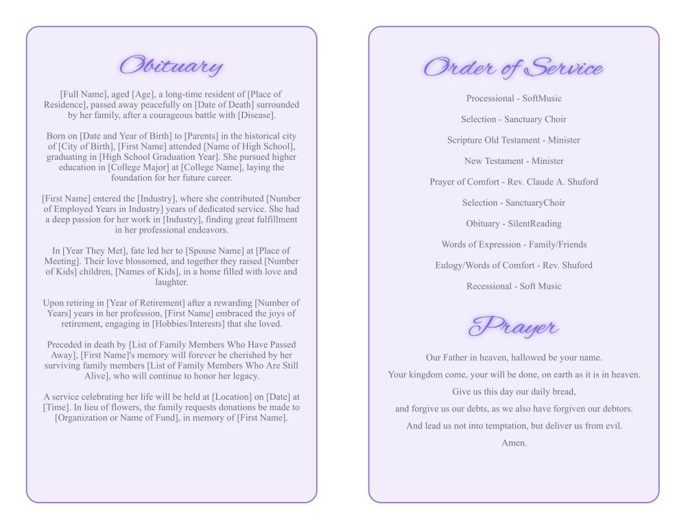 Funeral Program - Image 5