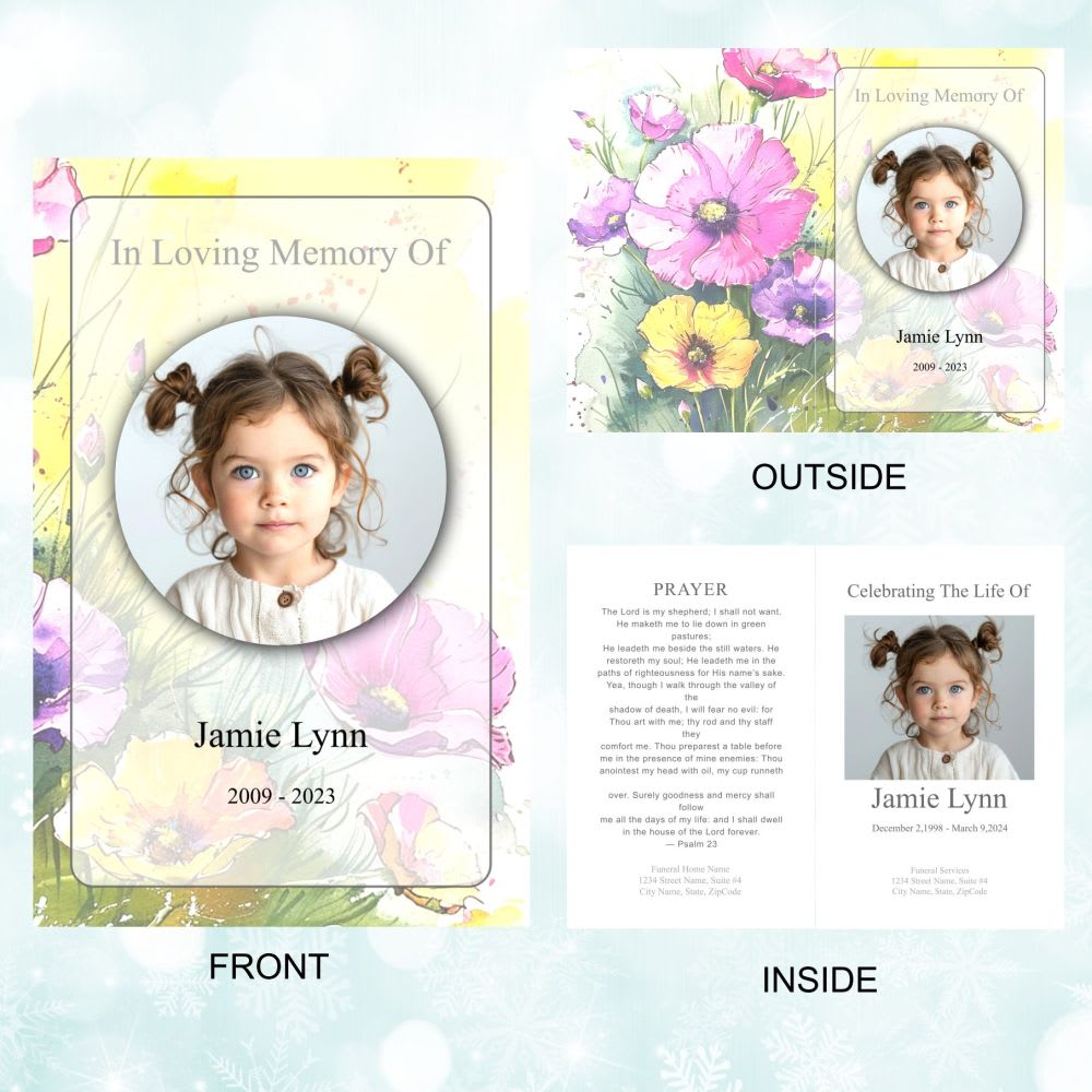 Watercolor Flowers - Image 3