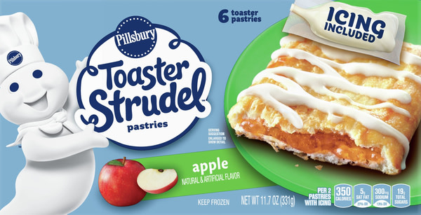 Is it Gluten Free Pillsbury Toaster Strudel Apple