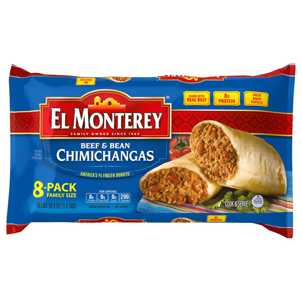 Flavor Packed Frozen Chimichangas - El Monterey in 2023