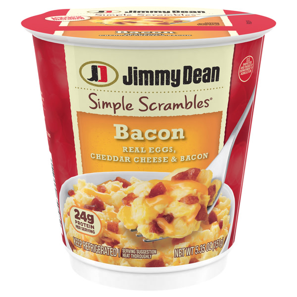 Do Jimmy Dean Simple Scrambles Need To Be Refrigerated Jimmy Dean Simple Scrambles Bacon
