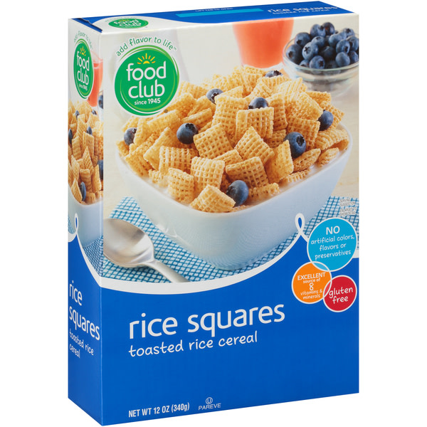 Food Club Rice Squares Toasted Rice Cereal | Fig App