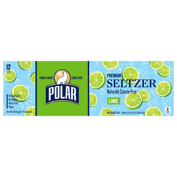 Polar Lime Seltzer Water