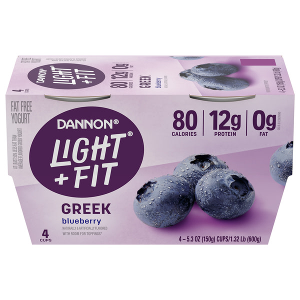 Dannon Light Fit Greek Blueberry