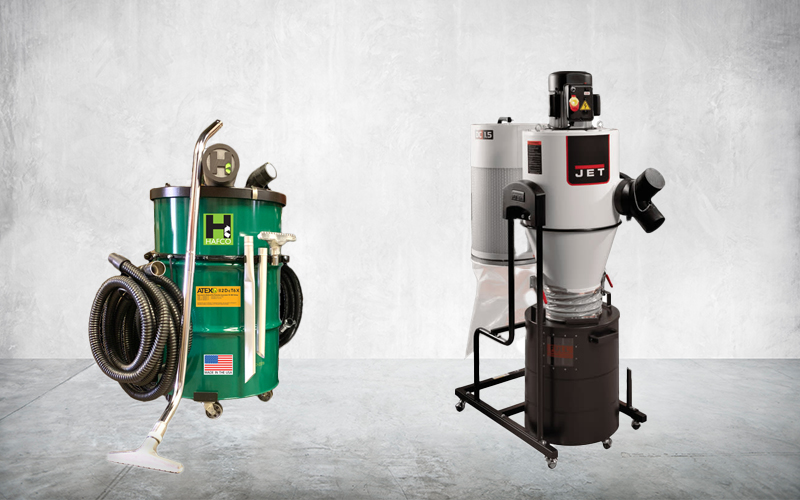 Shop Vac and Jet Dust Collector