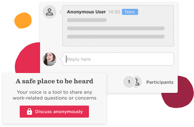 discussion forum, anonymous feedback platform