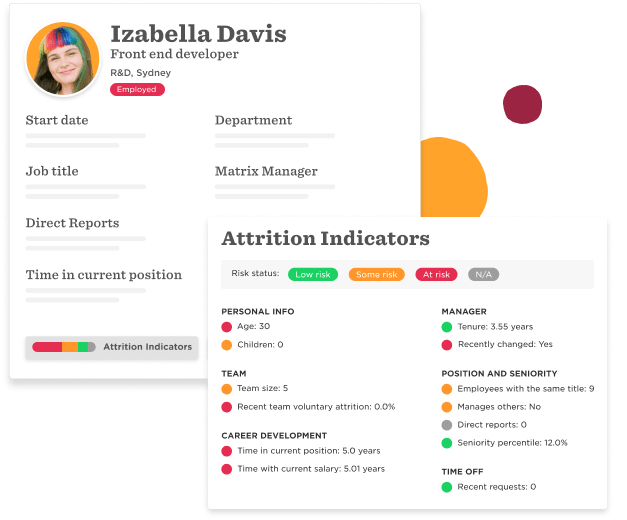 People analytics: Attrition indicator