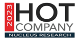 2023 Hot Company logo in innovative research, Visual representation of award for outstanding companies in innovation.