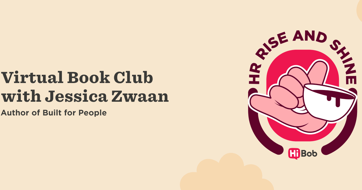 Virtual book club promo featuring Jessica Zwaan, author of Built for People, with a playful coffee cup graphic. virtual-book-club, jessica-zwaan