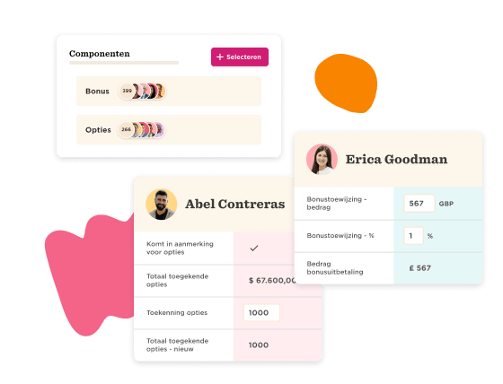 bonus options, employee compensation breakdown