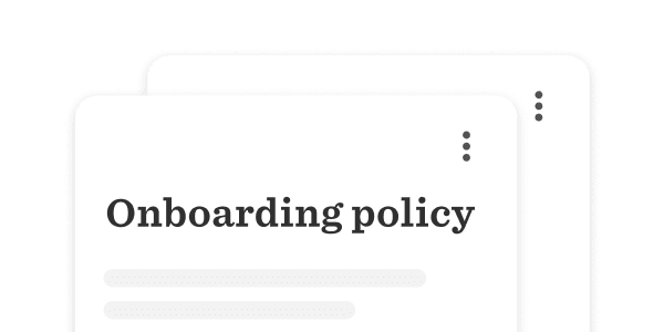 Onboarding policy document with bold text and minimal design for clarity and accessibility., Onboarding policy document, Minimal design for accessibility