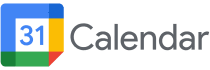 calendar icon, Google Calendar logo with date and colors