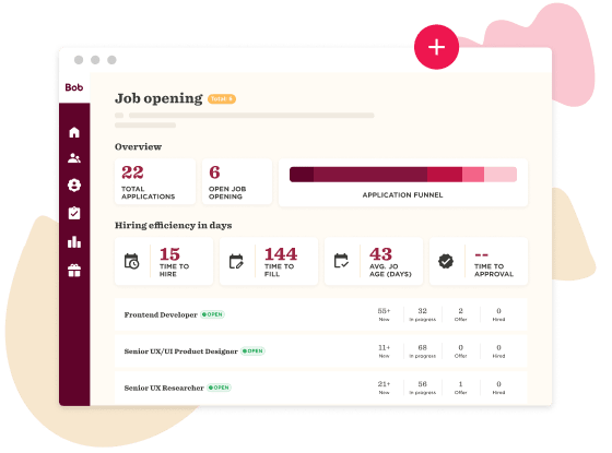 Transform your hiring process with HiBob's recruitment software