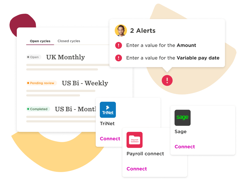 open-cycles-dashboard, alerts-section-with-payroll-options