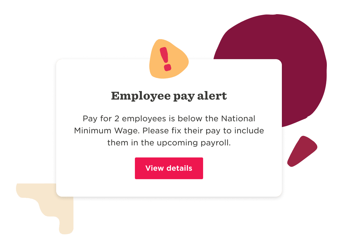 employee pay alert notice, minimum wage violation notification
