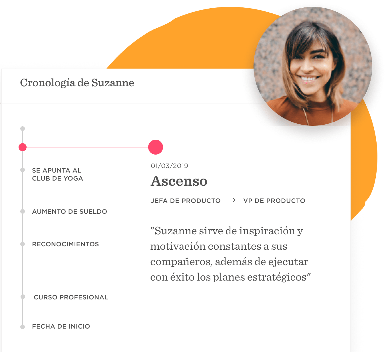 chronology-of-suzanne, career-advancement-summary