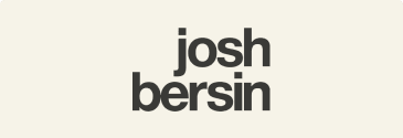 josh bersin, text logo design